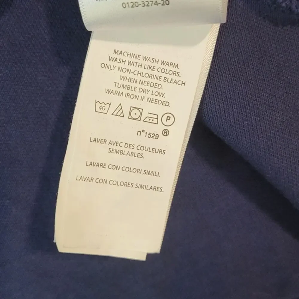Ralph Lauren Navy Slim Fit Polo L Luxe Preppy